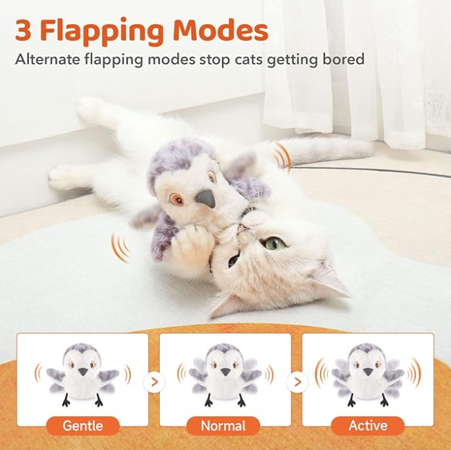 Potaroma Cat Toys Flapping Bird